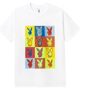 Playboy! Repeating Rabbit Graphic T-Shirt